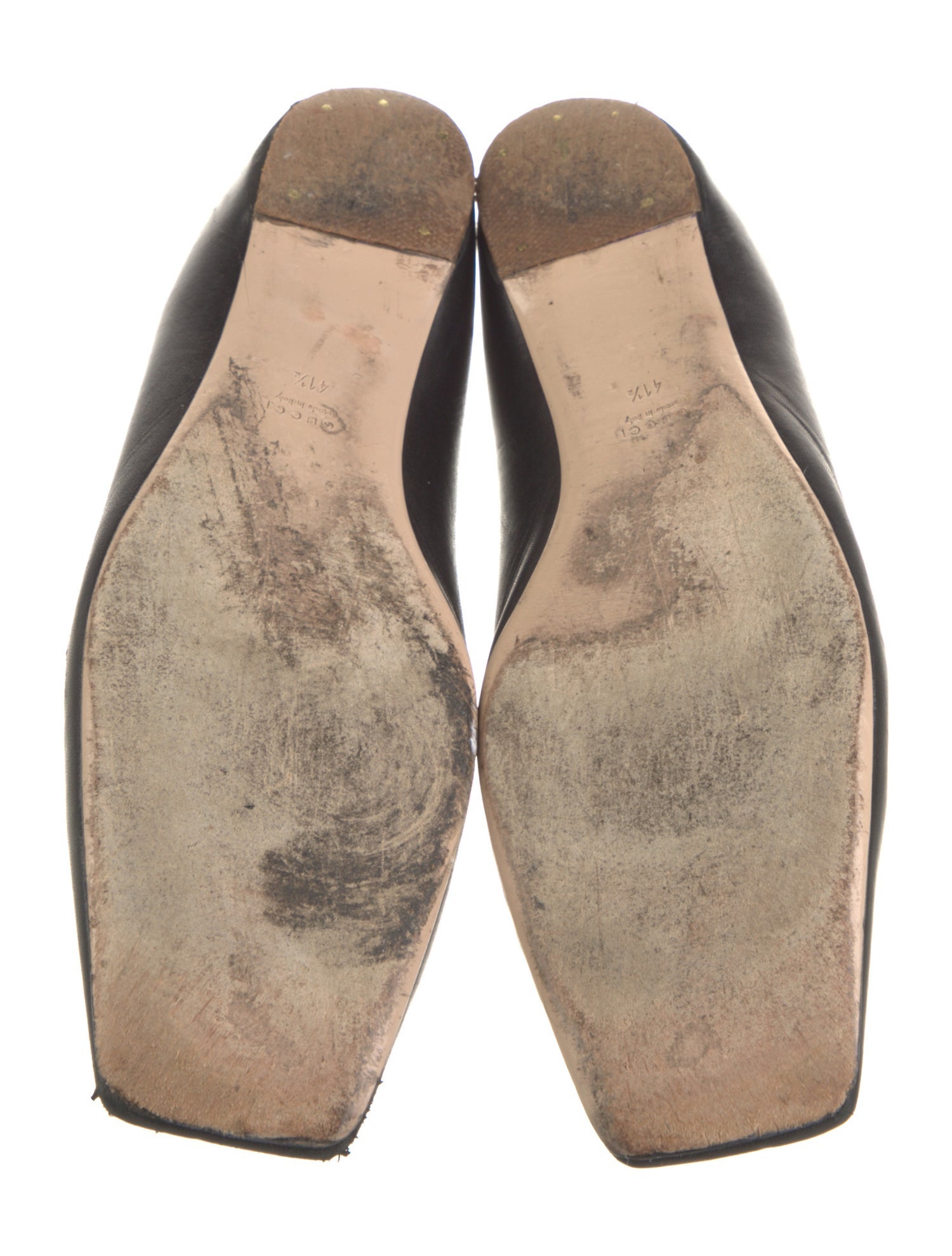 Gucci Leather Ballet Flats